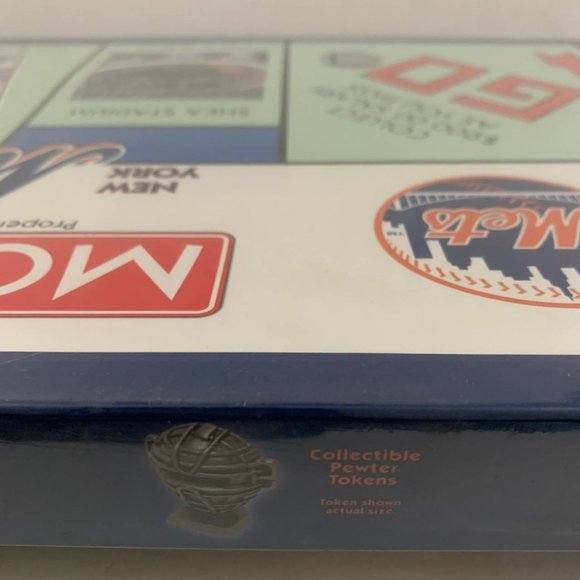 Vintage Monopoly New York Mets MLB Collector’s Edition Board Game 2001 Sealed - Picture 6 of 9
